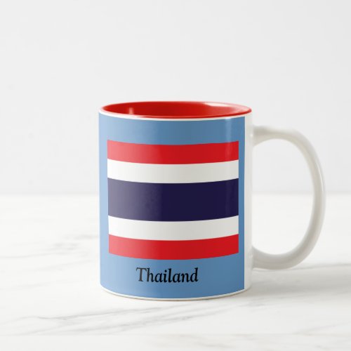 Flag of Thailand Two_Tone Coffee Mug
