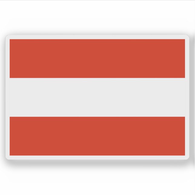 Flag of the Archduchy of Austria (1453–1804) Sticker (Front)