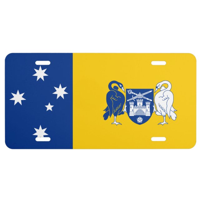 Flag of the Australian Capital Territory License Plate (Front)