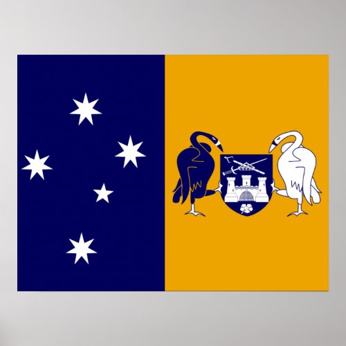 Flag of the Australian Capital Territory Postcard Poster
