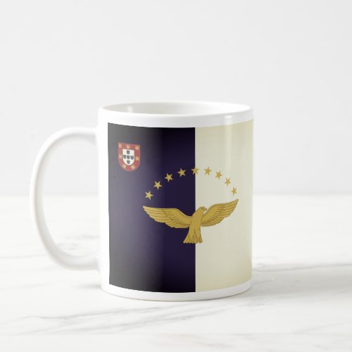 Flag of the Azores Portugal Coffee Mug