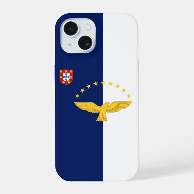 Flag of the Azores, Portugal Iphone Case (Back)