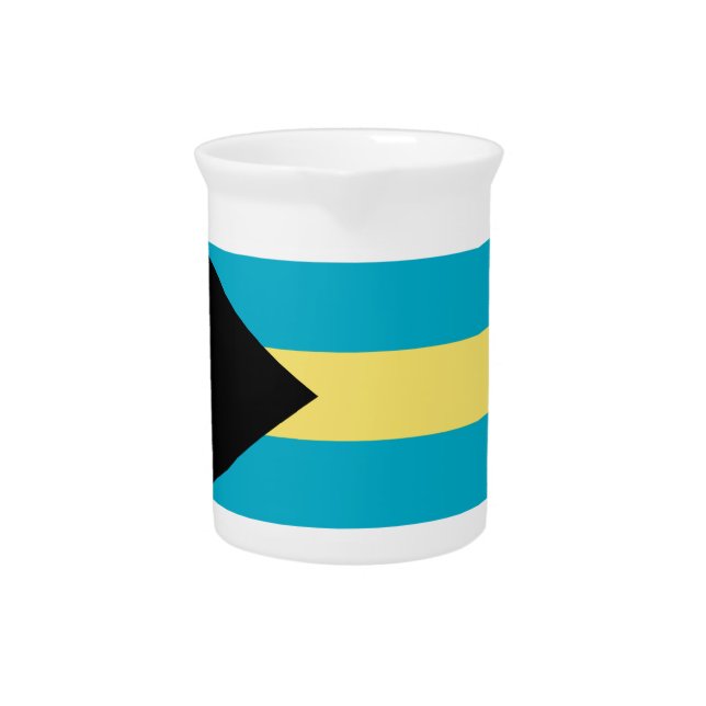 Flag of the Bahamas Beverage Pitcher (Front)
