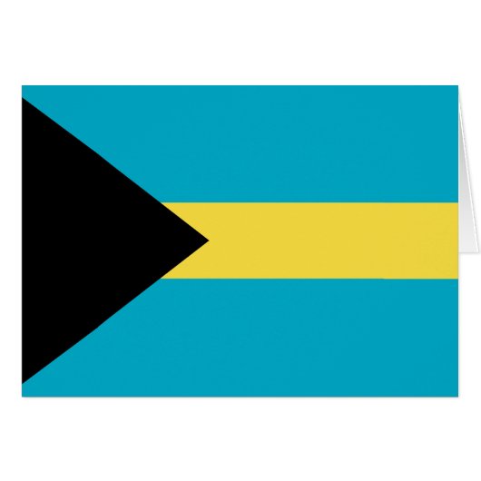 Flag Of The Bahamas Cards (Front Horizontal)