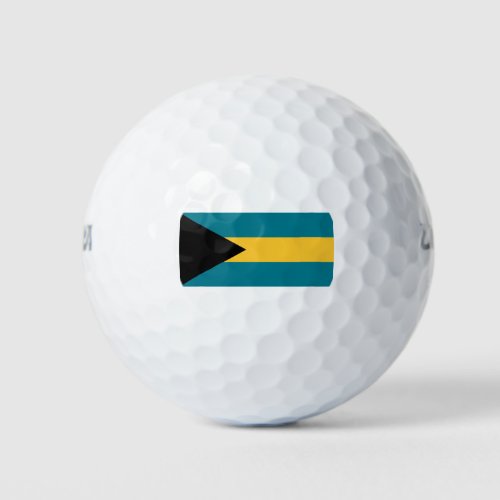 Flag of the Bahamas Golf Balls