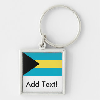 Flag of The Bahamas Keychain