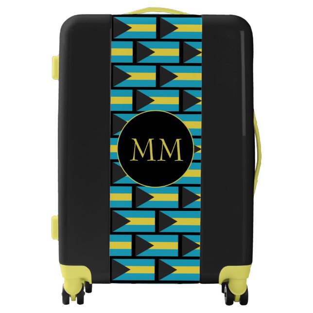 FLAG OF THE BAHAMAS | Monogram Luggage (Front)
