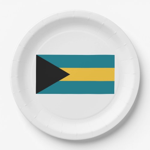 Flag of the Bahamas Paper Plates