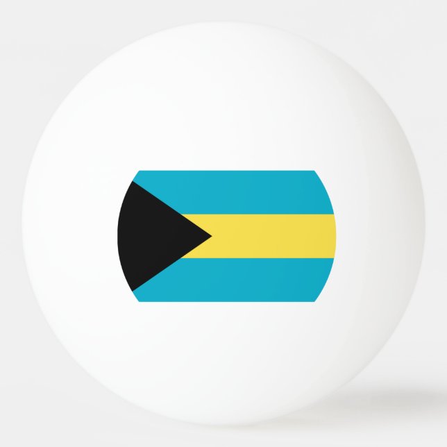 Flag of The Bahamas Ping-Pong Ball (Back)
