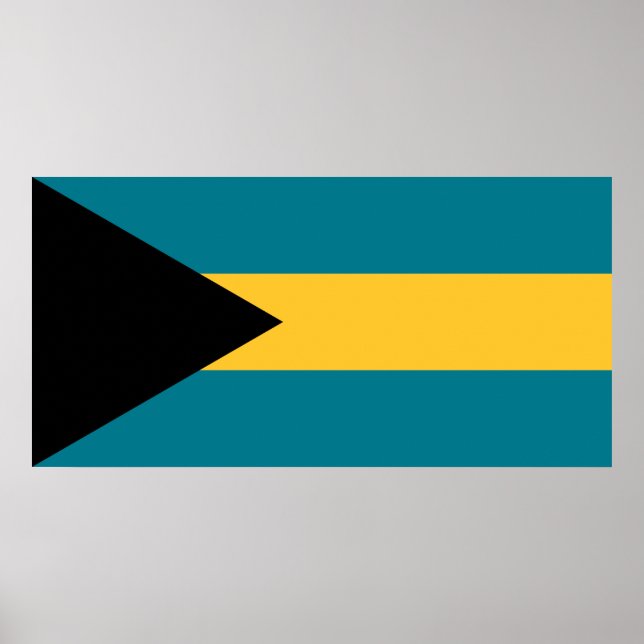 Flag of the Bahamas Poster (Front)