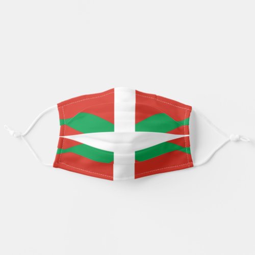 Flag of the Basque Country Adult Cloth Face Mask