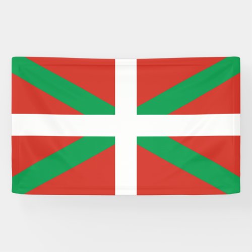 Flag of the Basque Country Banner