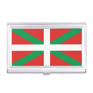 Flag of the Basque Country Business Card Holder