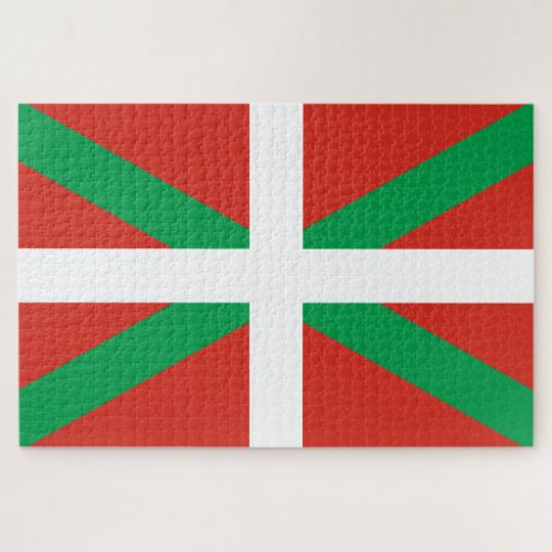 Flag of the Basque Country Jigsaw Puzzle