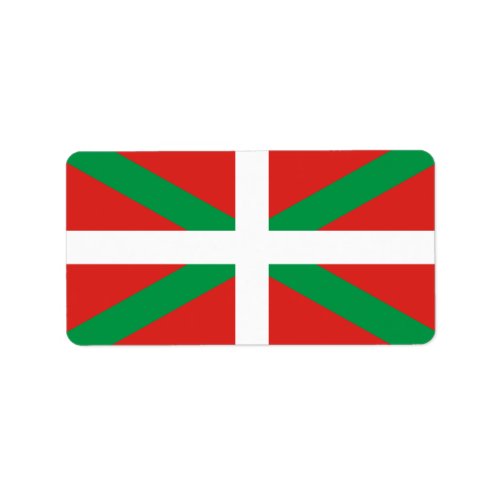 Flag of the Basque Country Labels