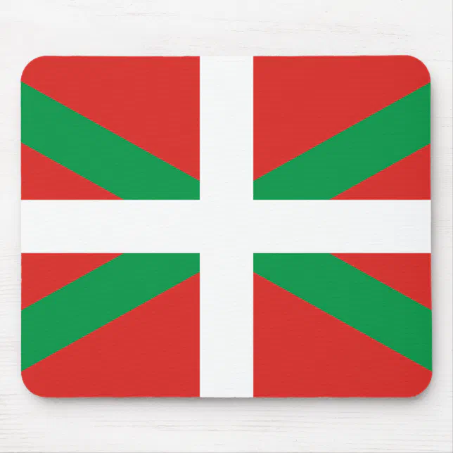 Flag of the Basque Country Mousepad | Zazzle