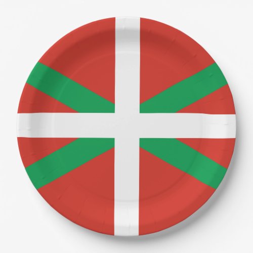 Flag of the Basque Country Paper Plates