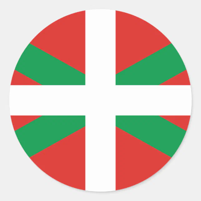 Flag of the Basque Country Sticker | Zazzle