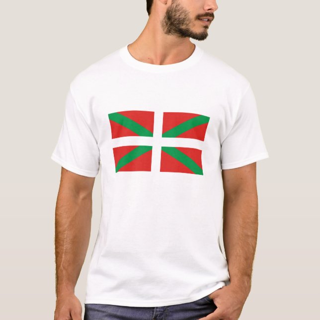 Flag of the Basque Country  T-Shirt (Front)