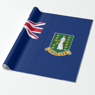 Flag of the British Virgin Islands (BVI) Wrapping Paper