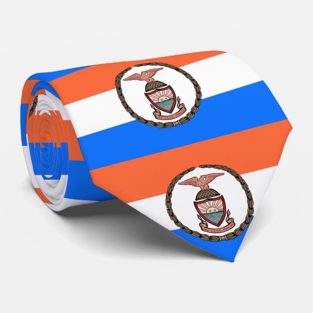 Flag of the Bronx (Borough in New York City) Neck Tie (Rolled)