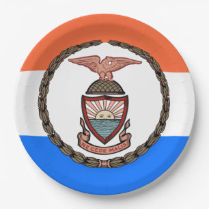 Flag of the Bronx (Borough in New York City) Paper Plates
