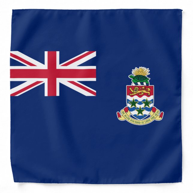 Flag of the Cayman Islands Bandana (Front)