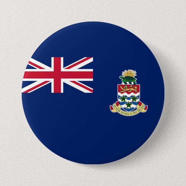 Flag of the Cayman Islands Button (Front)