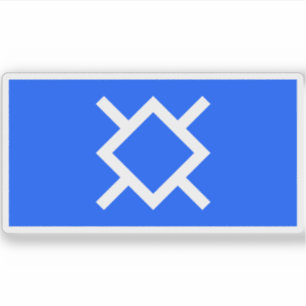 Flag of the Cheyenne nation and tribe, USA Sticker