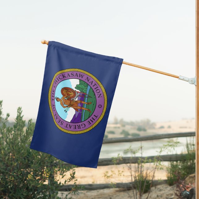 Flag of the Chickasaw Nation (Insitu (Back))
