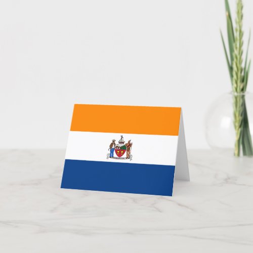 Flag of the city of Albany  Card