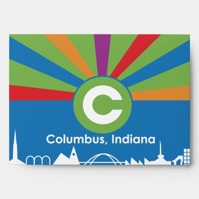 Flag of the City of Columbus Envelope (Front)