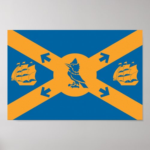 Flag of the city of Halifax  Poster