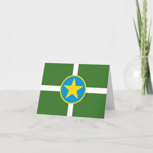 Flag of the city of Jackson  Card