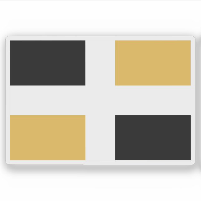 Flag of the city of Lévis, Quebec, Canada Sticker (Front)