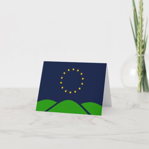 Flag of the city of Montpelier _ Vermont Card