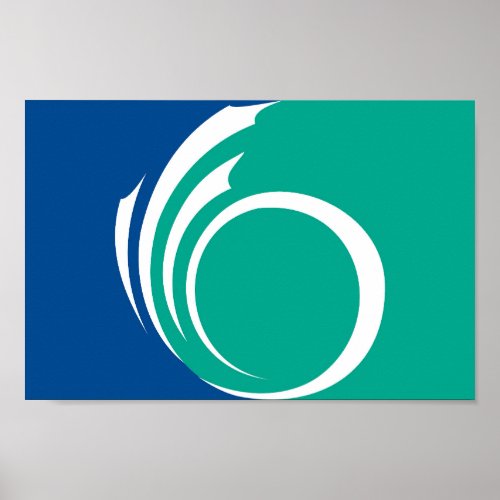 Flag of  the city of Ottawa  Poster