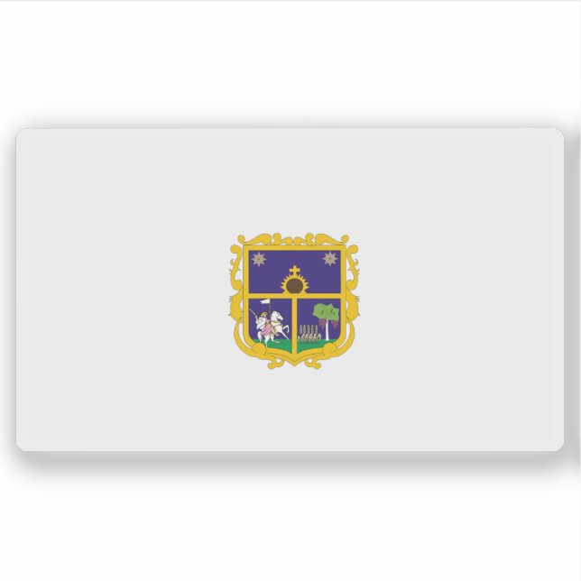 Flag of the city of Santiago de Querétaro, Mexico  Sticker (Front)