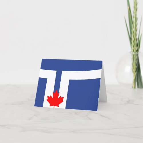 Flag of the city of Toronto  Card