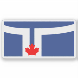 Flag of the city of Toronto, Ontario, Canada Sticker