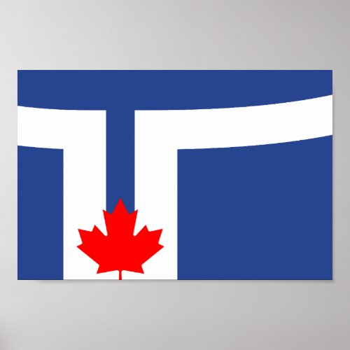 Flag of the city of Toronto  Poster