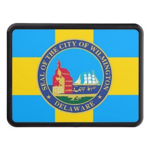 Flag of the City of Wilmington, Delaware Hitch Cover