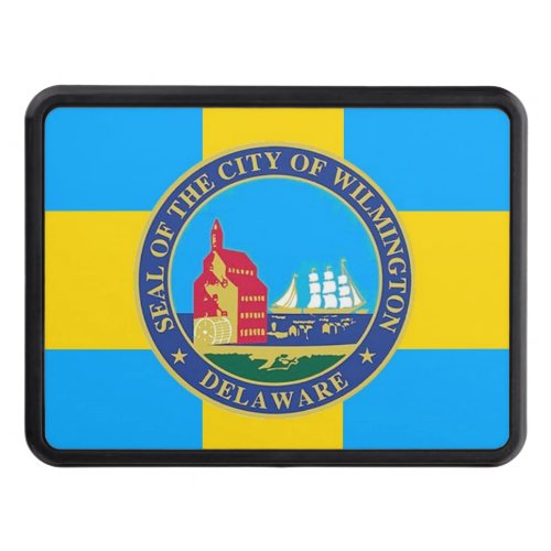 Flag of the City of Wilmington Delaware Hitch Cover