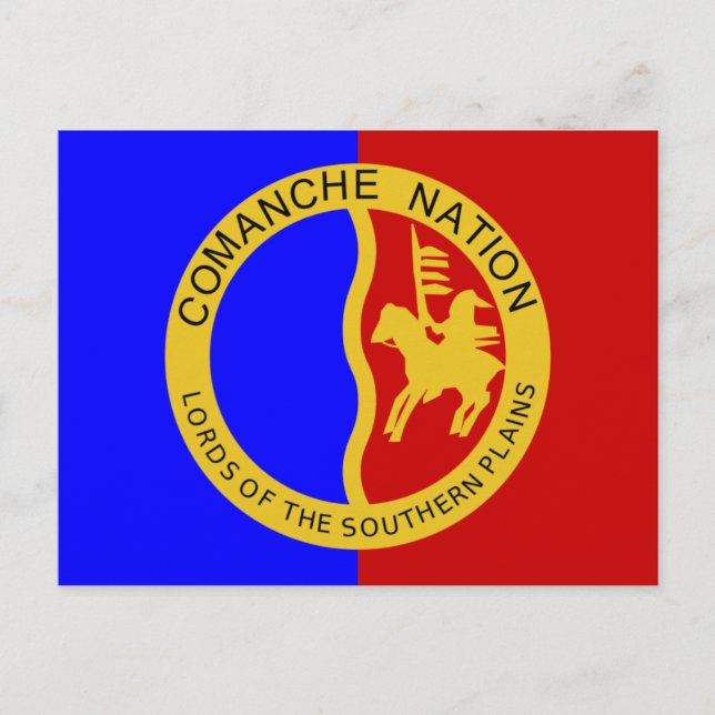 Flag of the Comanche Nation Postcard (Front)