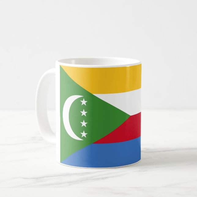 Flag of the Comoros Coffee Mug (Front Left)