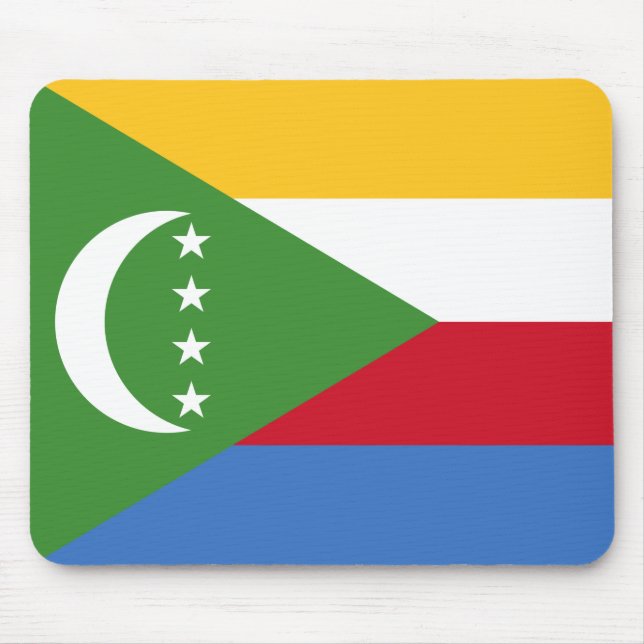 Flag of the Comoros Mouse Pad (Front)