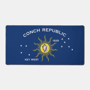 Flag of the Conch Republic, Flag of Key West Desk Mat