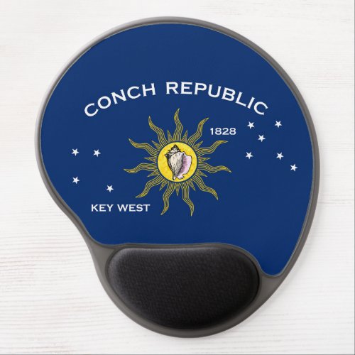 Flag of the Conch Republic Flag of Key West Gel Mouse Pad