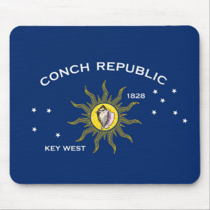 Flag of the Conch Republic, Flag of Key West Mouse Pad