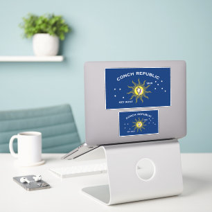 Flag of the Conch Republic, Flag of Key West Sticker
